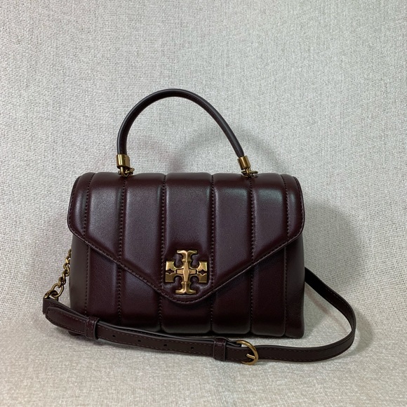 NEW Tory Burch Tempranillo Kira Small Top-Handle Satchel/Shoulder/Crossbody Bag - Picture 2 of 16